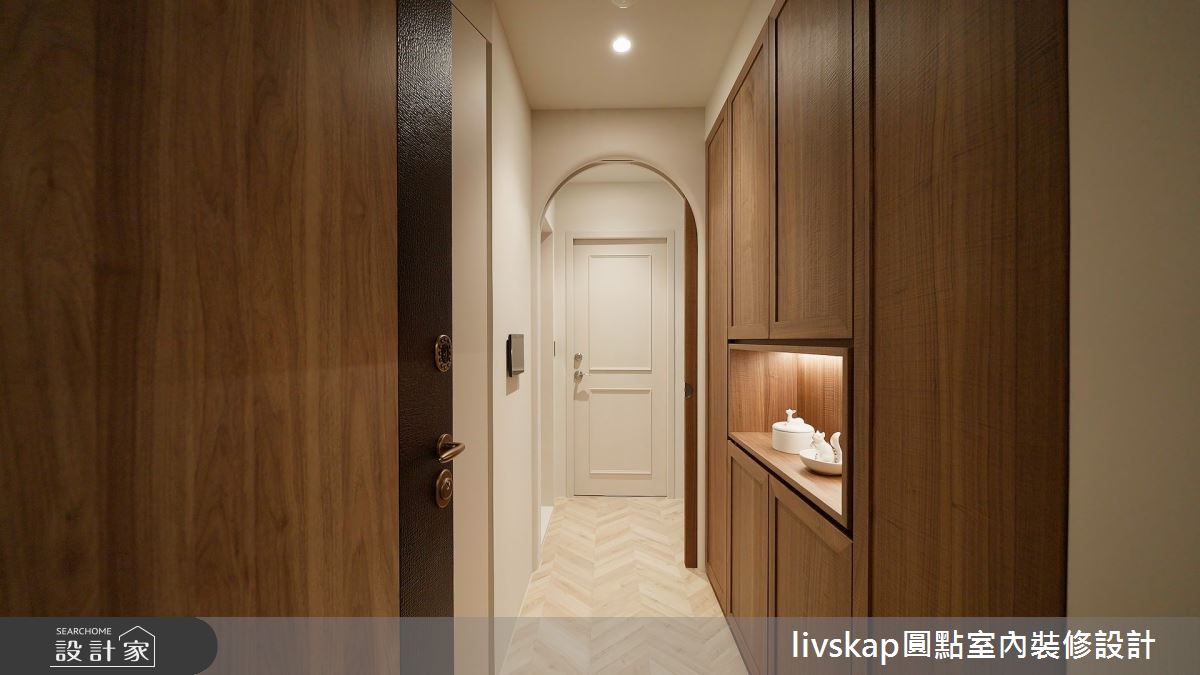 16坪新成屋(5年以下)＿法式中古風玄關案例圖片＿圓點室內裝修國際有限公司＿圓點_20之3