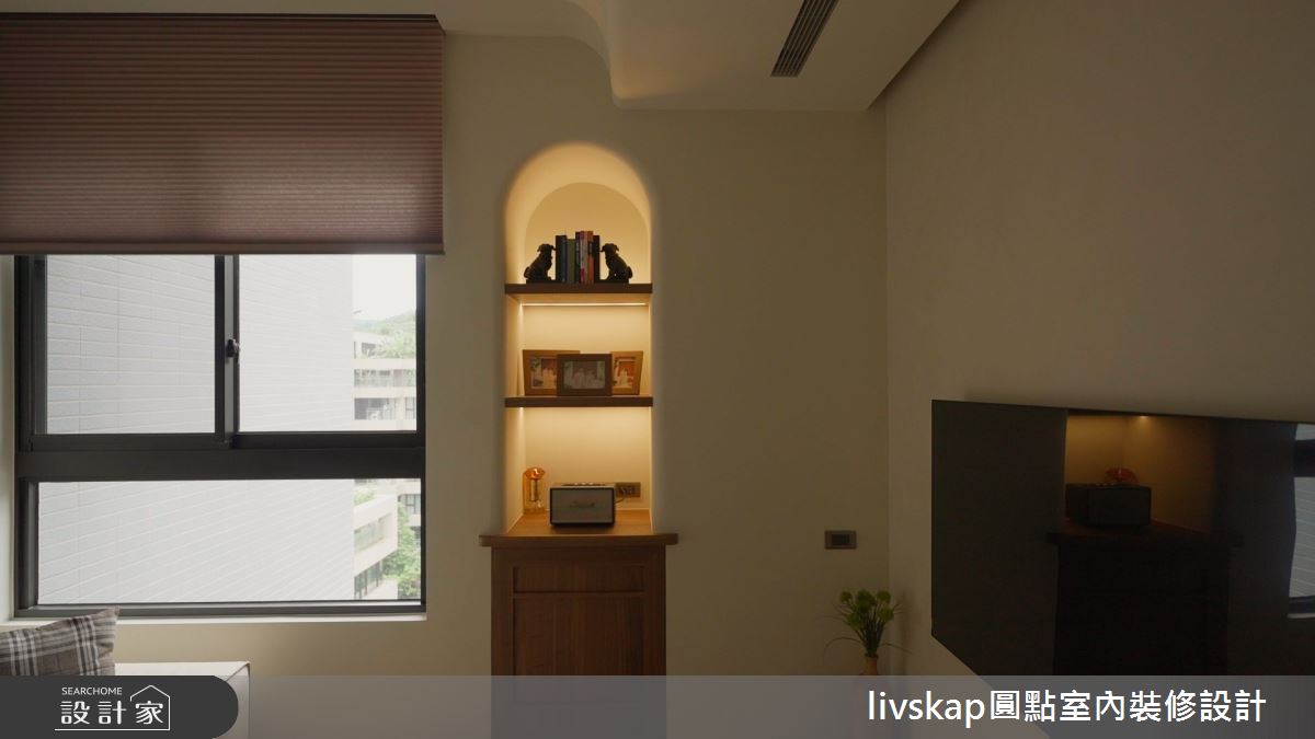 16坪新成屋(5年以下)＿法式中古風客廳案例圖片＿圓點室內裝修國際有限公司＿圓點_20之12