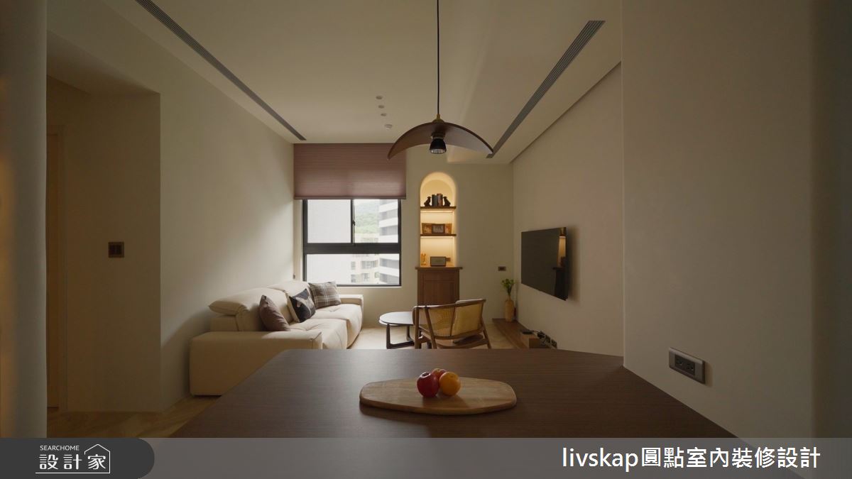 16坪新成屋(5年以下)＿法式中古風客廳餐廳案例圖片＿圓點室內裝修國際有限公司＿圓點_20之20