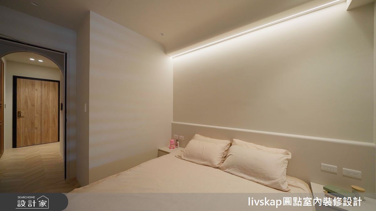 16坪新成屋(5年以下)＿法式中古風臥室案例圖片＿圓點室內裝修國際有限公司＿圓點_20之22