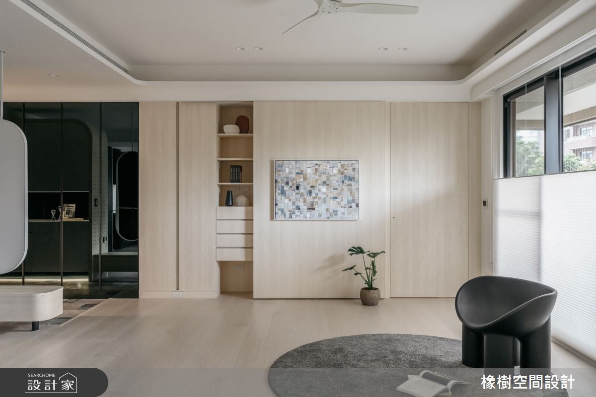 38坪新成屋(5年以下)＿混搭風客廳案例圖片＿橡樹空間設計＿橡樹_美術館之3