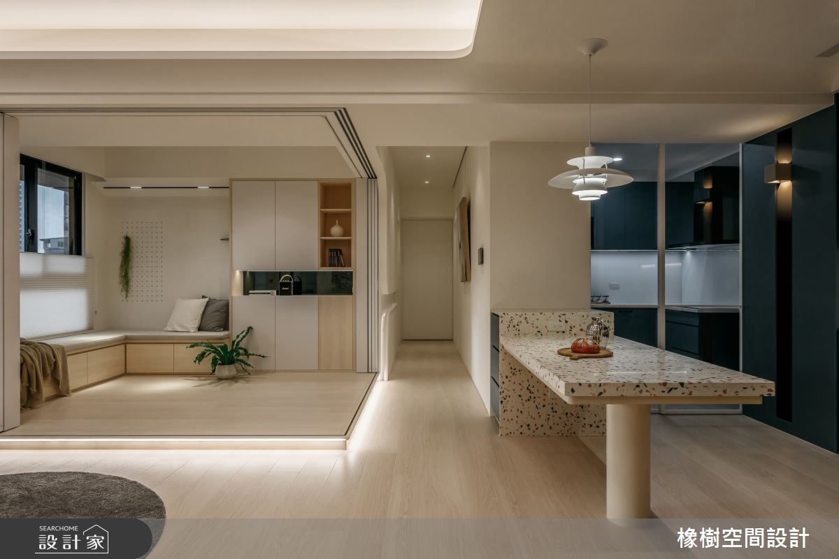 38坪新成屋(5年以下)＿混搭風客廳臥榻多功能室案例圖片＿橡樹空間設計＿橡樹_美術館之6