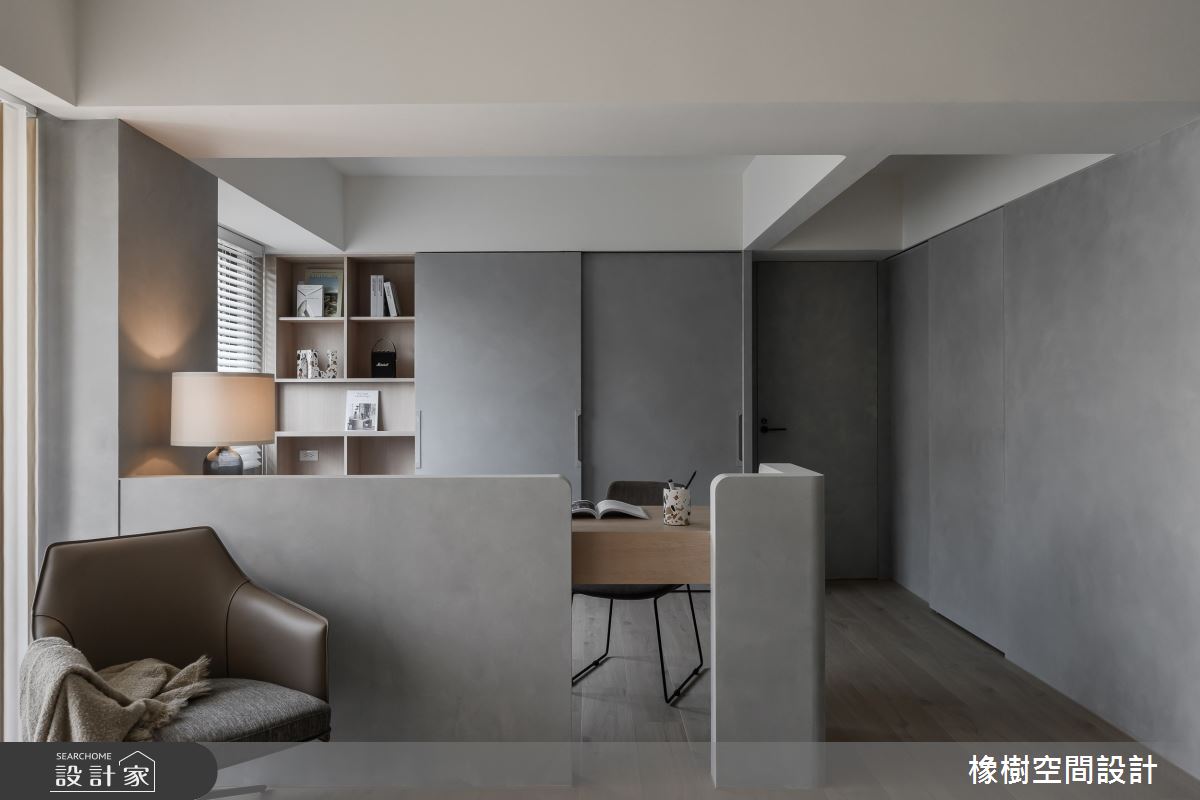 29坪老屋(31~40年)＿混搭風客廳工作區案例圖片＿橡樹空間設計＿橡樹_麥門冬之9