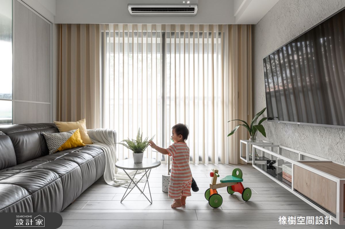 28坪新成屋(5年以下)＿混搭風客廳案例圖片＿橡樹空間設計＿橡樹_03之5