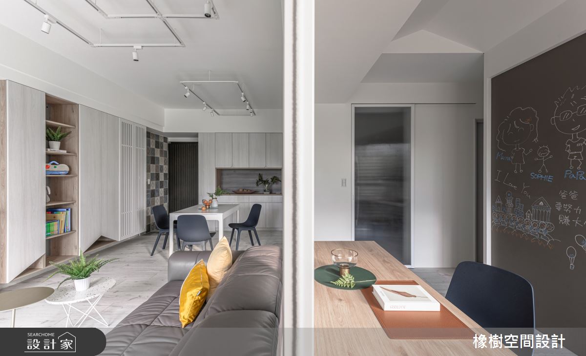 28坪新成屋(5年以下)＿混搭風客廳案例圖片＿橡樹空間設計＿橡樹_03之12