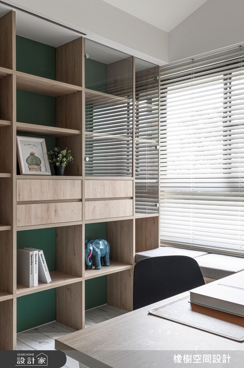28坪新成屋(5年以下)＿混搭風書房案例圖片＿橡樹空間設計＿橡樹_03之17