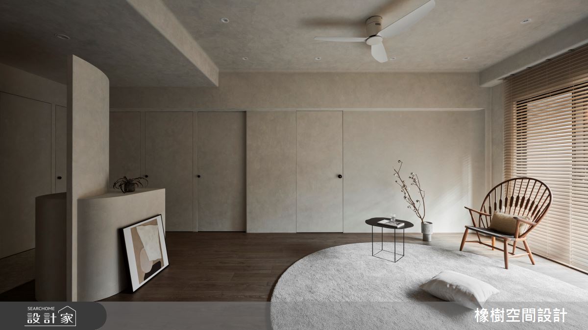 22坪新成屋(5年以下)＿簡約風客廳案例圖片＿橡樹空間設計＿橡樹_川上氏忍冬之5