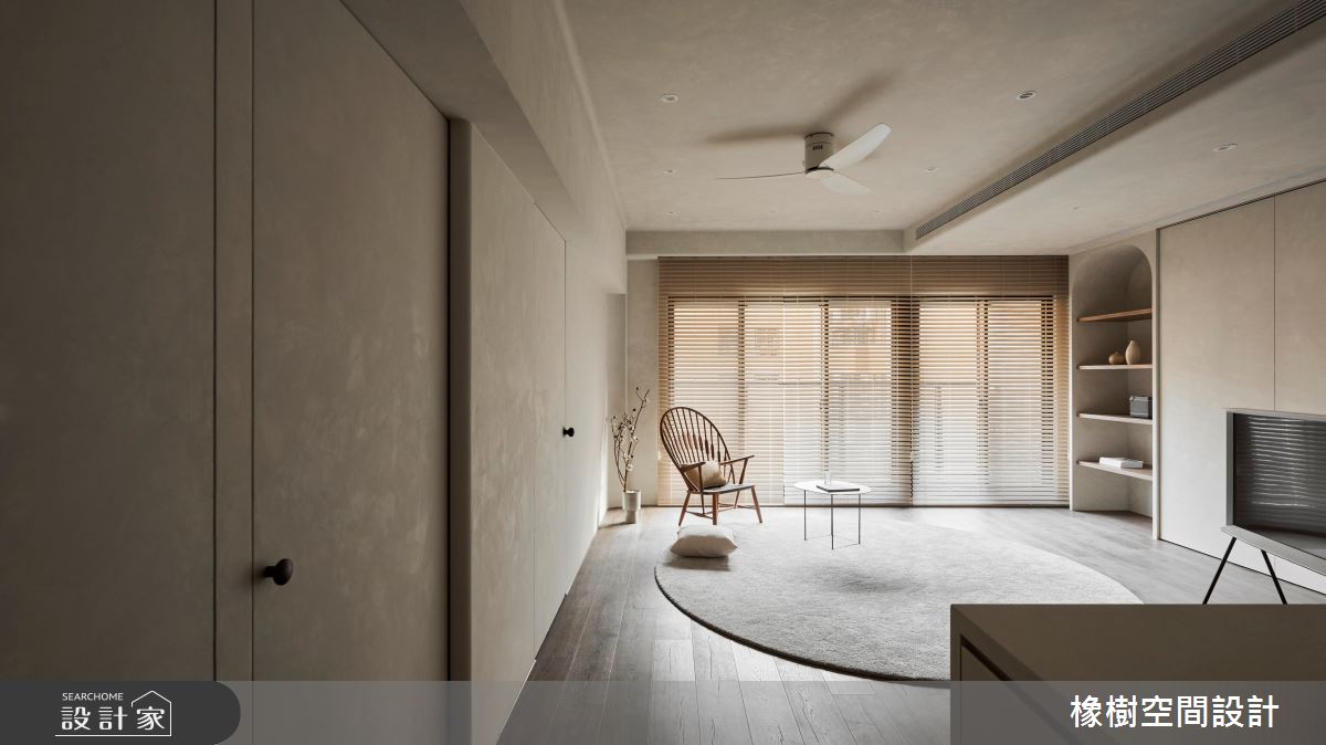 22坪新成屋(5年以下)＿簡約風客廳案例圖片＿橡樹空間設計＿橡樹_川上氏忍冬之6