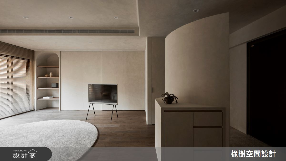 22坪新成屋(5年以下)＿簡約風客廳案例圖片＿橡樹空間設計＿橡樹_川上氏忍冬之12