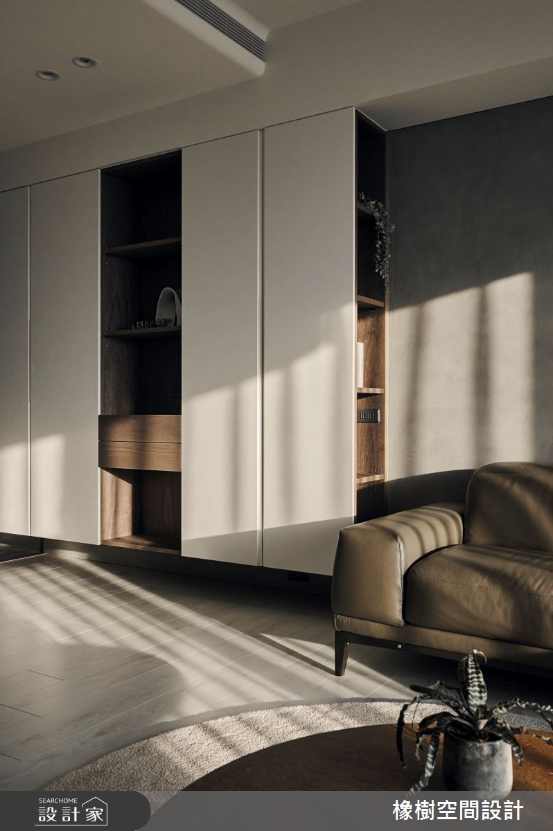 30坪新成屋(5年以下)＿現代風客廳案例圖片＿橡樹空間設計＿橡樹_木油桐之7