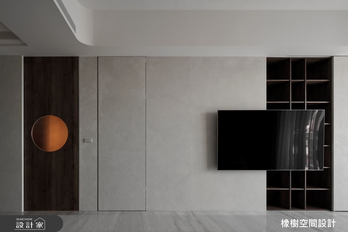 25坪新成屋(5年以下)＿簡約風客廳案例圖片＿橡樹空間設計＿橡樹_橄欖樹之6