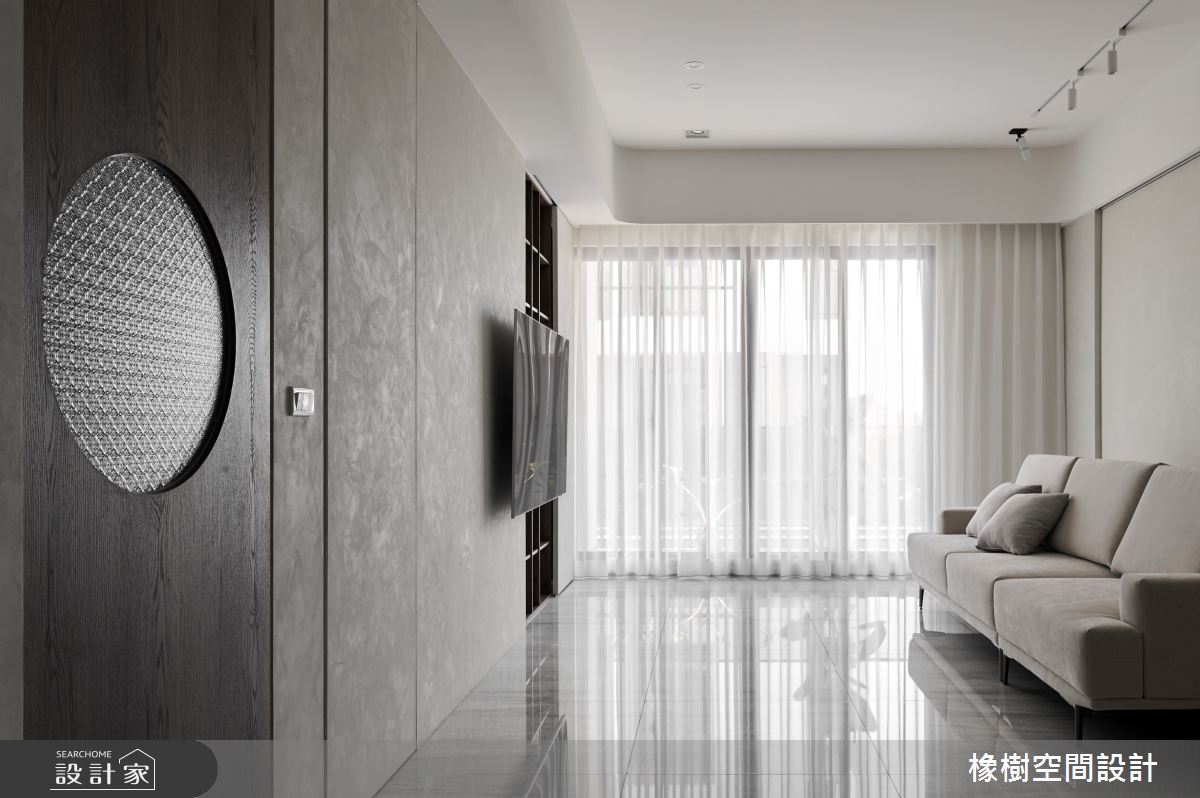 25坪新成屋(5年以下)＿簡約風客廳案例圖片＿橡樹空間設計＿橡樹_橄欖樹之7