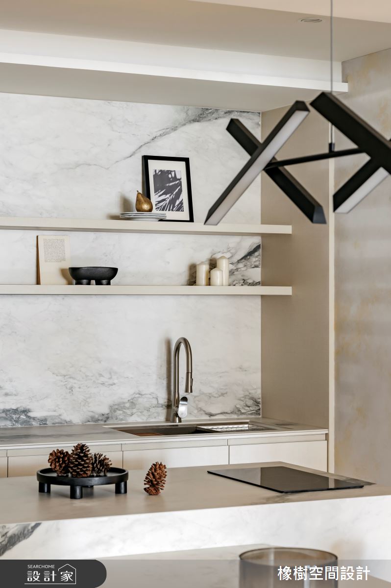 50坪新成屋(5年以下)＿現代風中島案例圖片＿橡樹空間設計＿橡樹_黑蜀葵之16