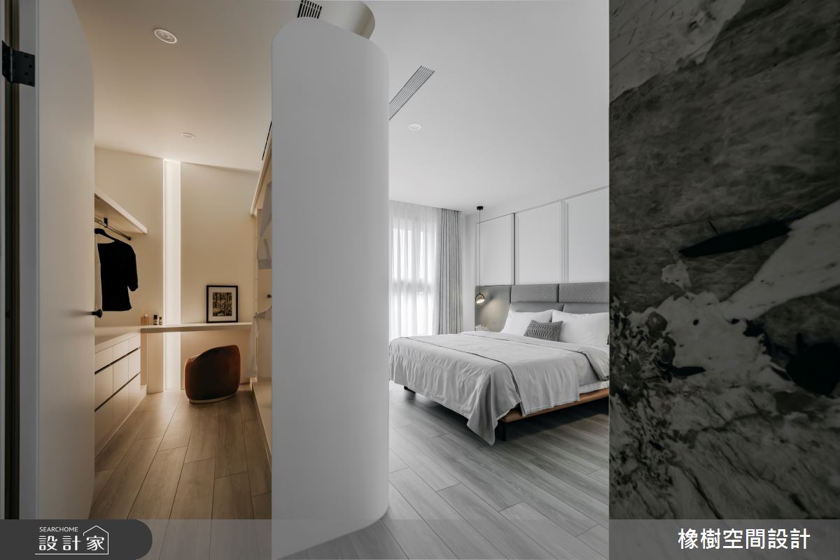50坪新成屋(5年以下)＿現代風臥室更衣間案例圖片＿橡樹空間設計＿橡樹_黑蜀葵之19