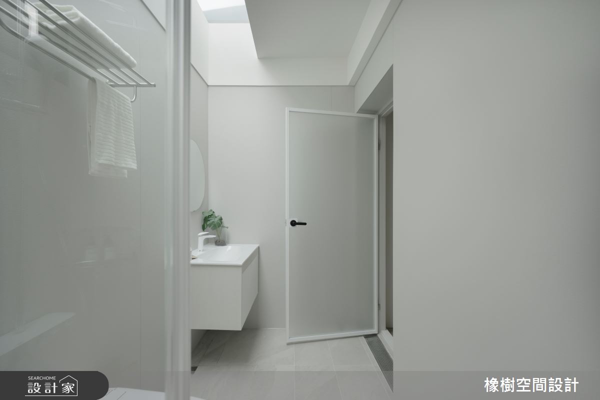90坪老屋(16~30年)＿簡約風浴室案例圖片＿橡樹空間設計＿橡樹_貓爪草花之12