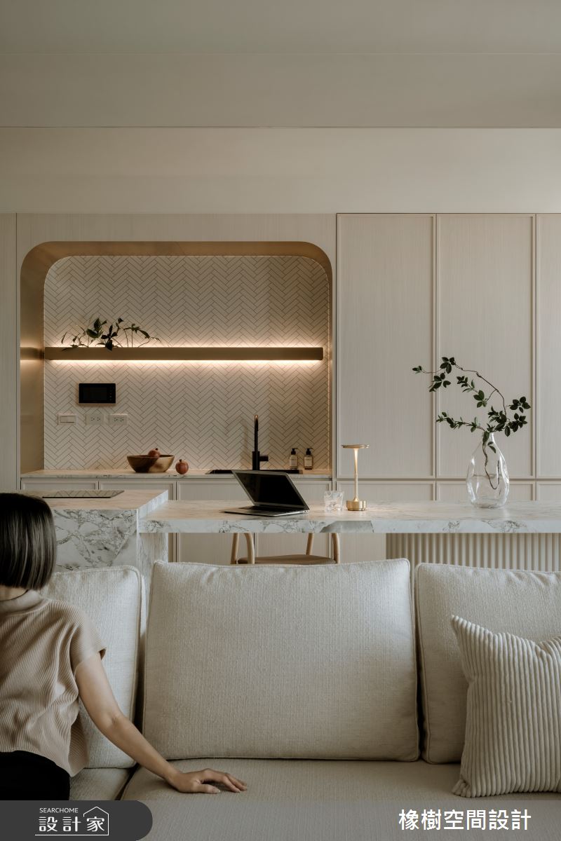 36坪新成屋(5年以下)＿混搭風客廳餐廳案例圖片＿橡樹空間設計＿橡樹_金合歡之3