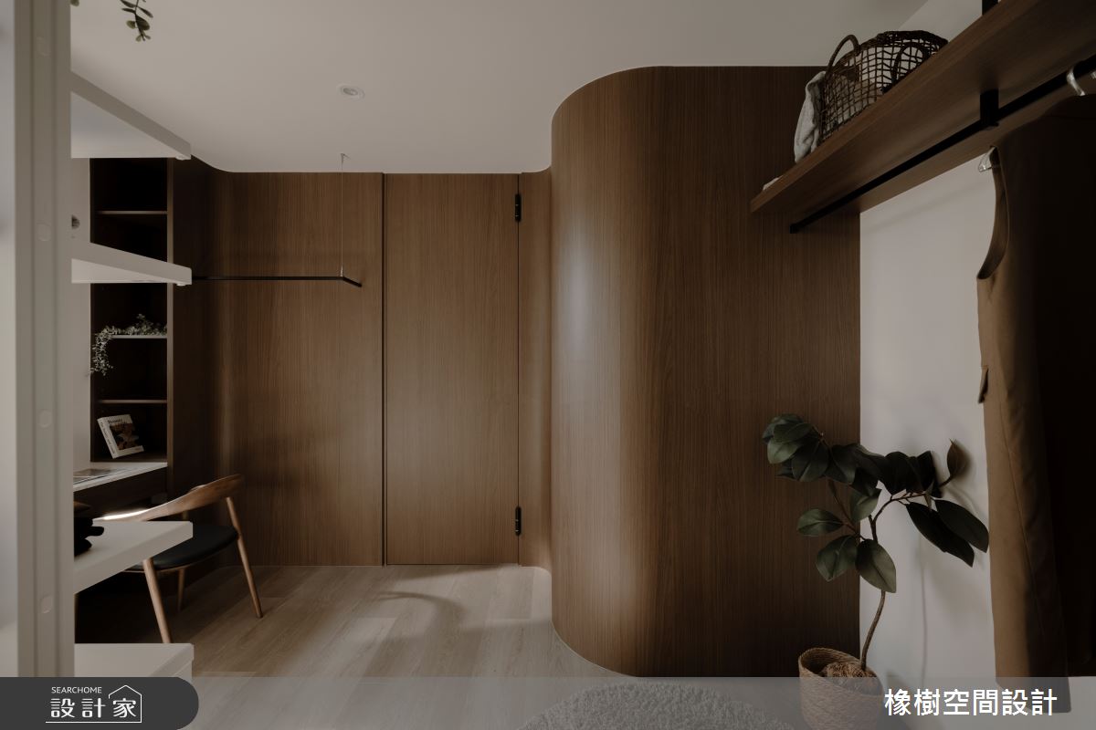 36坪新成屋(5年以下)＿混搭風書房更衣間案例圖片＿橡樹空間設計＿橡樹_金合歡之15