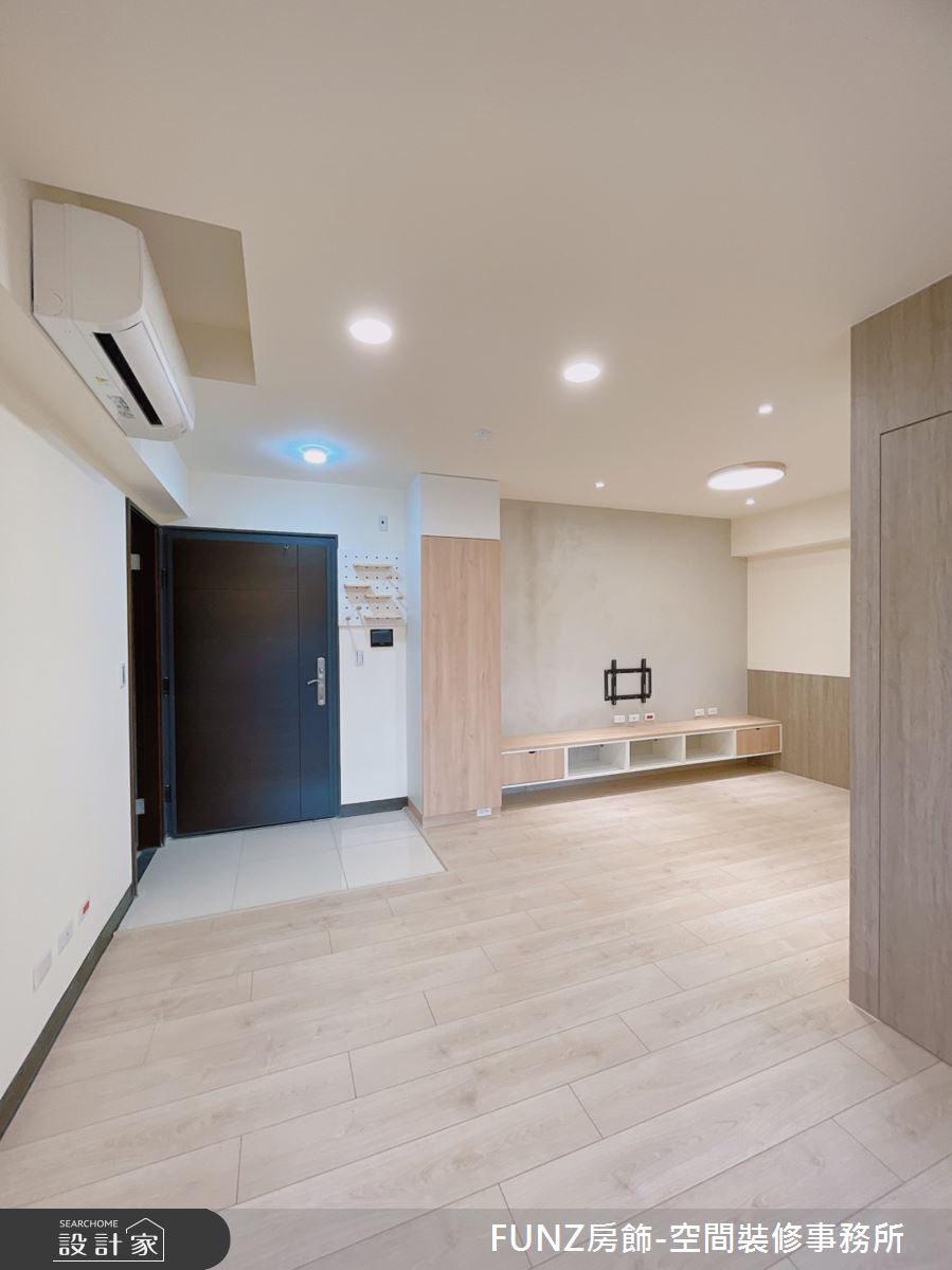 28坪新成屋(5年以下)＿北歐風玄關客廳案例圖片＿FUNZ房飾-空間裝修事務所＿FUNZ房飾_08之2