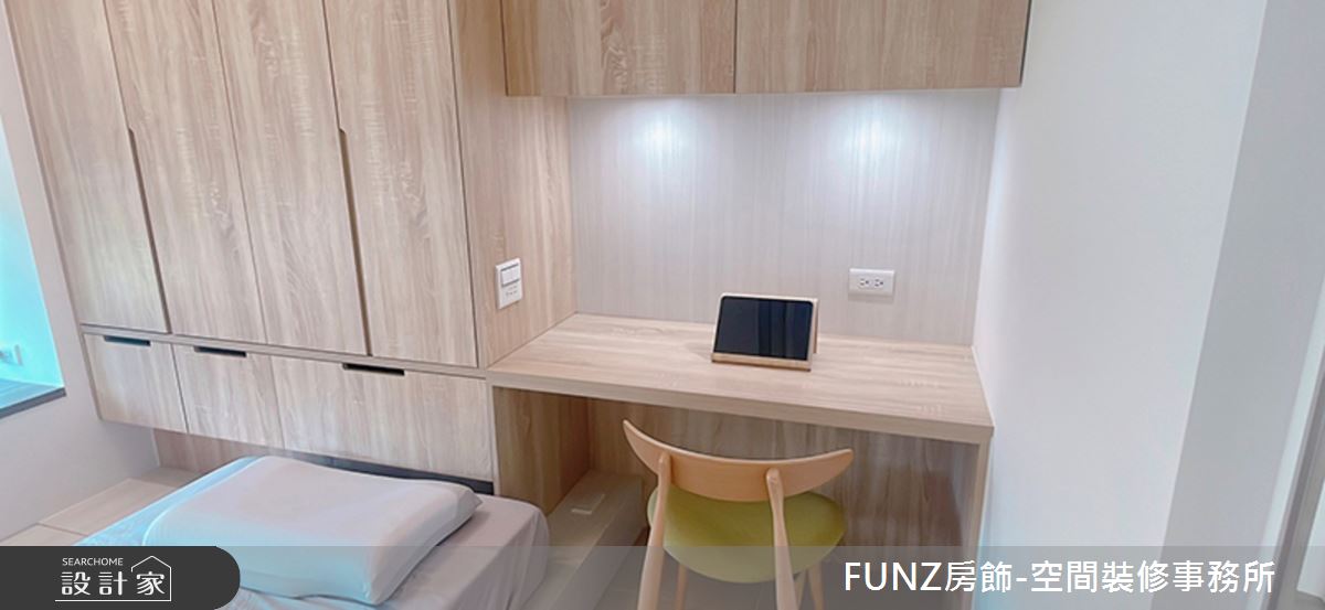 4坪中古屋(5~15年)＿北歐風臥室案例圖片＿FUNZ房飾-空間裝修事務所＿FUNZ房飾_04之5