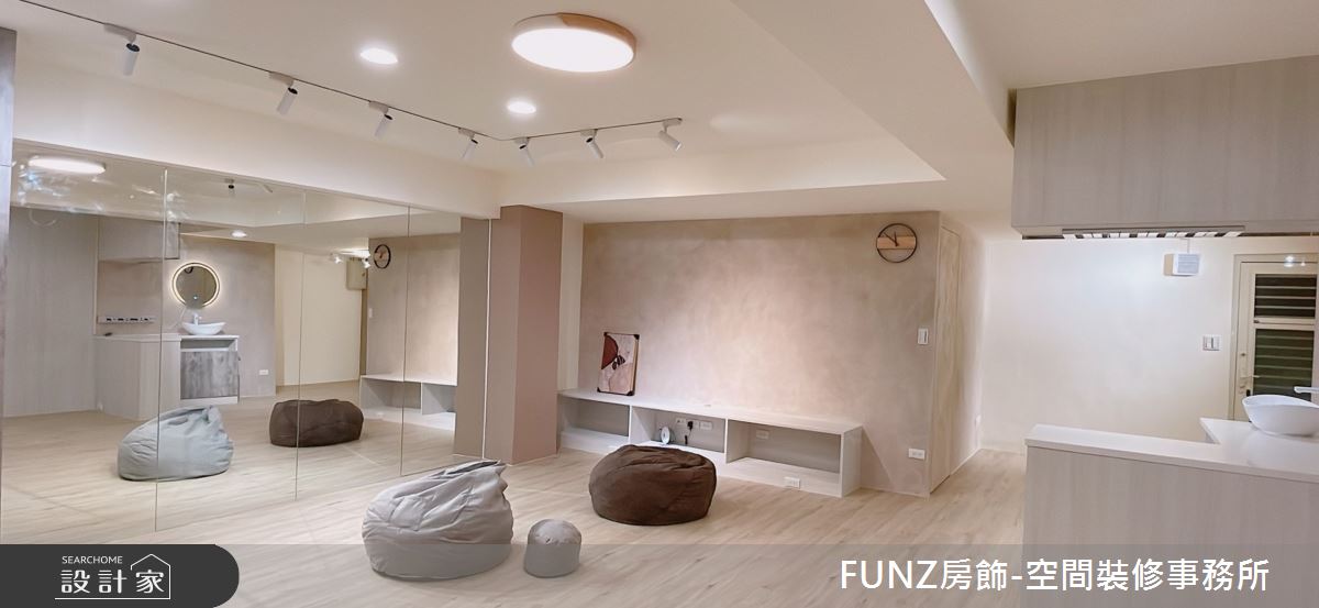 22坪老屋(41~50年)＿侘寂風客廳家庭健身房案例圖片＿FUNZ房飾-空間裝修事務所＿FUNZ房飾_07之1