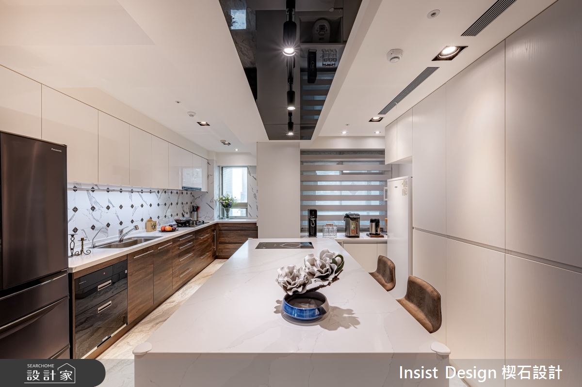 75坪老屋(16~30年)＿現代風廚房中島案例圖片＿楔石設計工程有限公司＿楔石_04之11