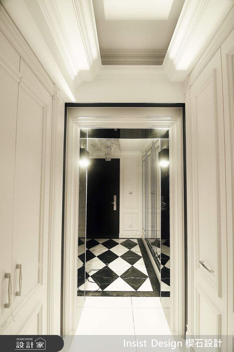 35坪新成屋(5年以下)＿新古典玄關案例圖片＿楔石設計工程有限公司＿楔石_07之4