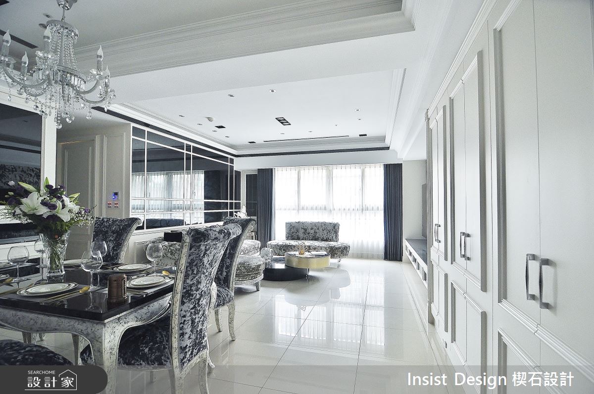 35坪新成屋(5年以下)＿新古典客廳餐廳案例圖片＿楔石設計工程有限公司＿楔石_07之5
