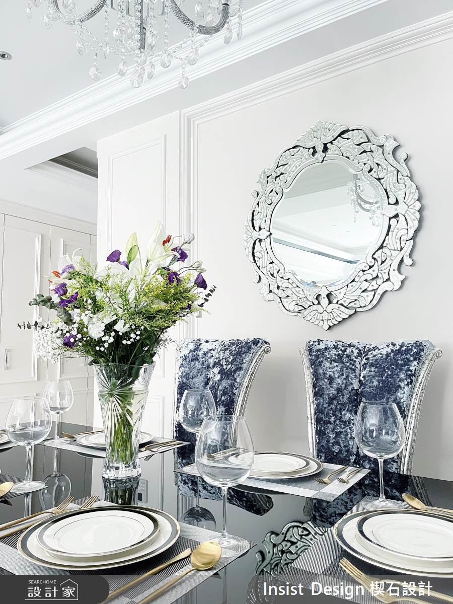 35坪新成屋(5年以下)＿新古典餐廳案例圖片＿楔石設計工程有限公司＿楔石_07之12