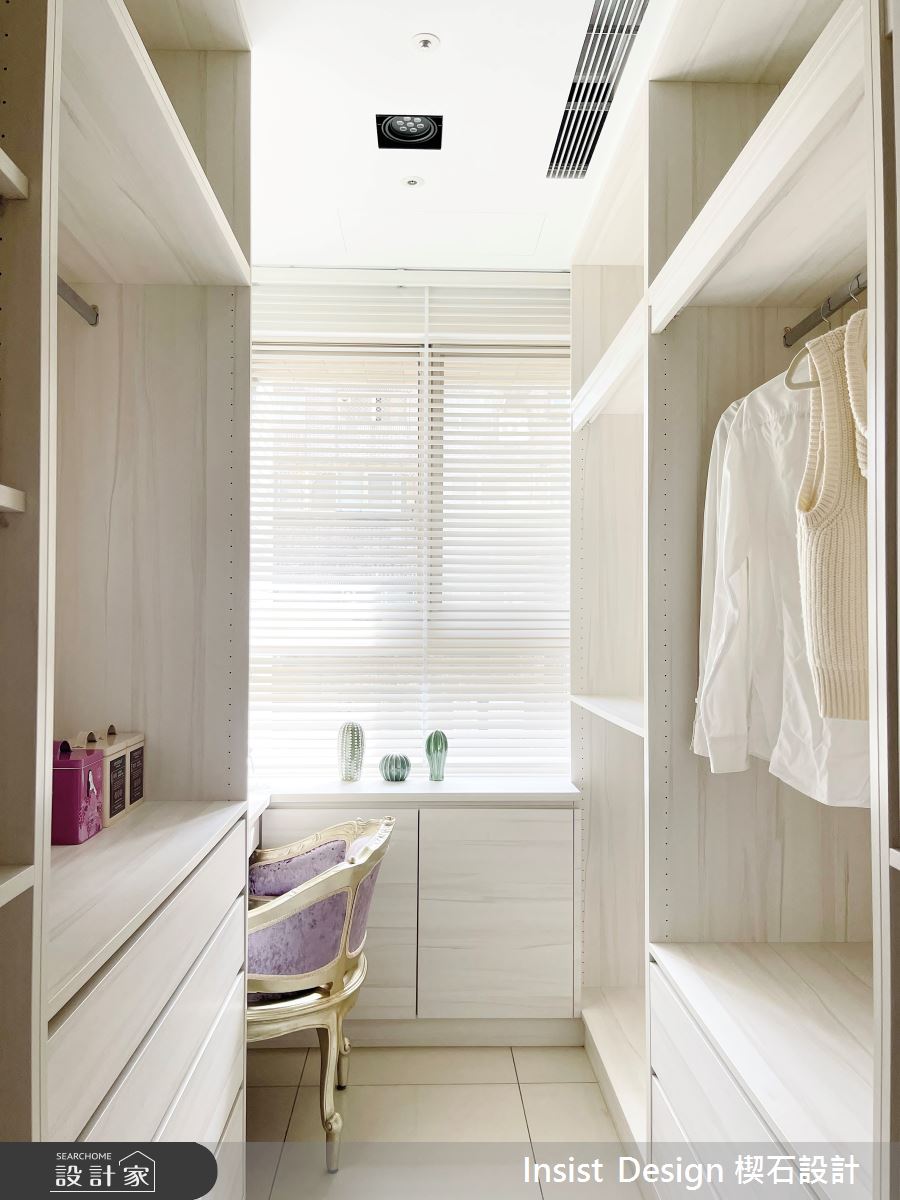 35坪新成屋(5年以下)＿新古典更衣間案例圖片＿楔石設計工程有限公司＿楔石_07之19