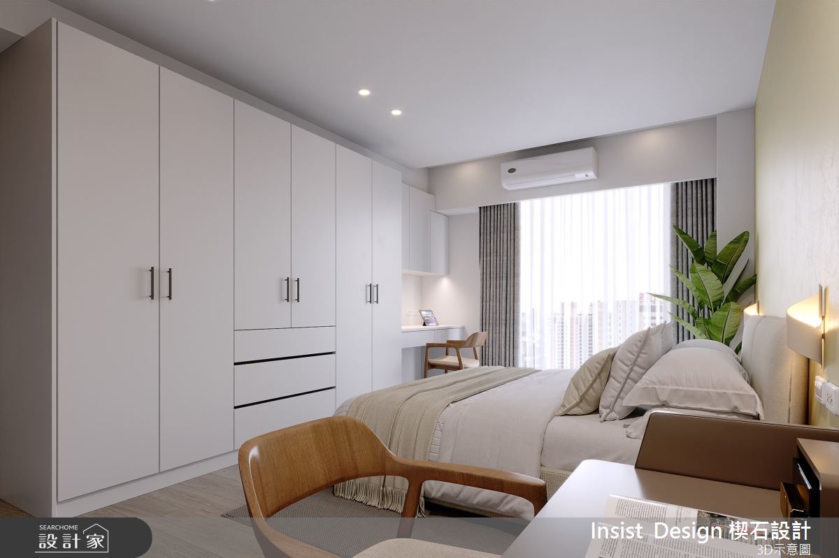 50坪老屋(16~30年)＿現代風臥室案例圖片＿楔石設計工程有限公司＿楔石_12之6