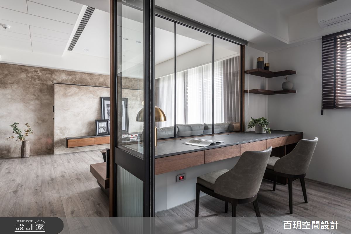 64坪新成屋(5年以下)＿混搭風書房案例圖片＿百玥空間設計＿百玥_初見之8