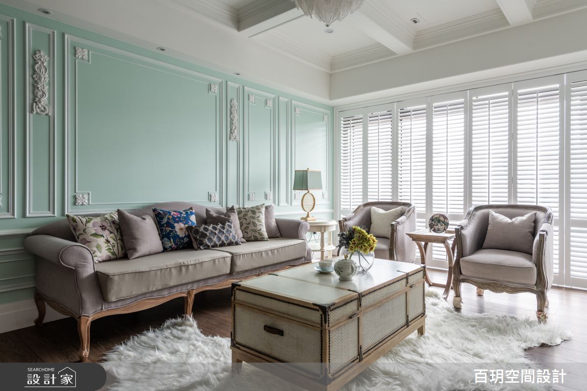 113坪中古屋(5~15年)＿新古典客廳案例圖片＿百玥空間設計＿百玥_仲夏夜之夢之3