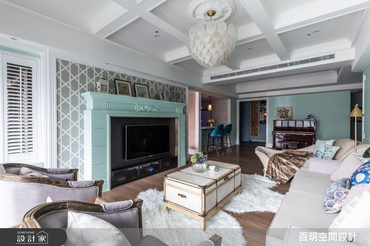 113坪中古屋(5~15年)＿新古典客廳案例圖片＿百玥空間設計＿百玥_仲夏夜之夢之1