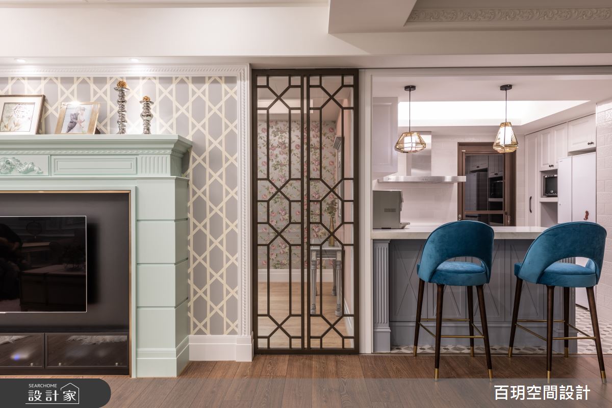 113坪中古屋(5~15年)＿新古典廚房吧檯中島案例圖片＿百玥空間設計＿百玥_仲夏夜之夢之4
