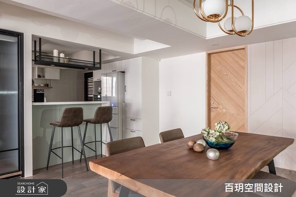 64坪中古屋(5~15年)＿簡約風餐廳吧檯案例圖片＿百玥空間設計＿百玥_36℃ 灰之6