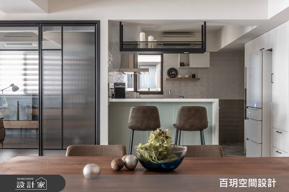 64坪中古屋(5~15年)＿簡約風餐廳吧檯案例圖片＿百玥空間設計＿百玥_36℃ 灰之7