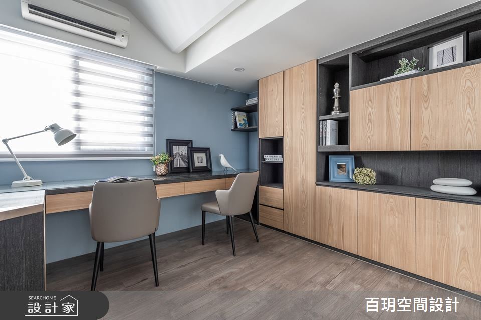 64坪中古屋(5~15年)＿簡約風書房多功能室案例圖片＿百玥空間設計＿百玥_36℃ 灰之9