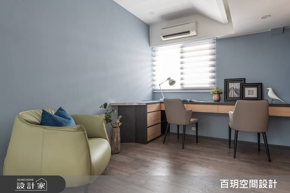 64坪中古屋(5~15年)＿簡約風書房多功能室案例圖片＿百玥空間設計＿百玥_36℃ 灰之10
