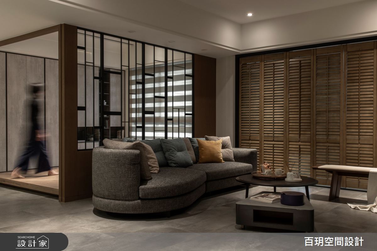 109坪新成屋(5年以下)＿工業風客廳書房案例圖片＿百玥空間設計＿百玥_拾光之8