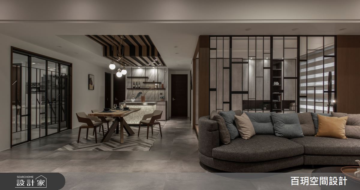 109坪新成屋(5年以下)＿工業風客廳餐廳吧檯案例圖片＿百玥空間設計＿百玥_拾光之10