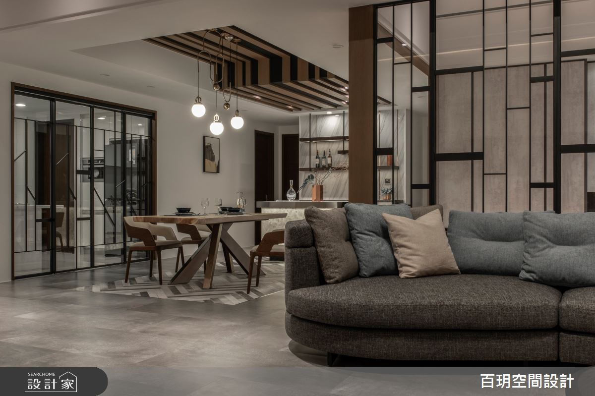 109坪新成屋(5年以下)＿工業風客廳餐廳吧檯案例圖片＿百玥空間設計＿百玥_拾光之11