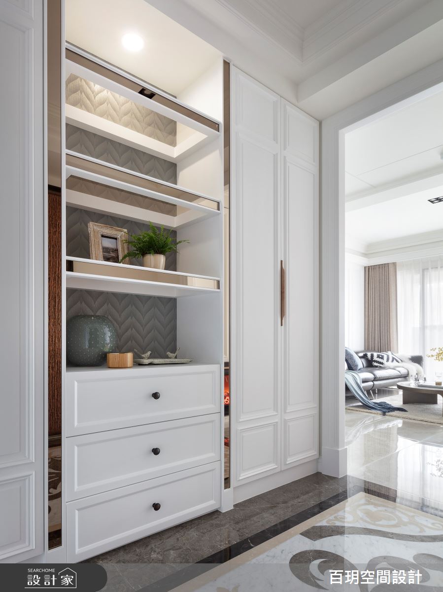 75坪新成屋(5年以下)＿新古典玄關案例圖片＿百玥空間設計＿百玥_第凡內早餐之3