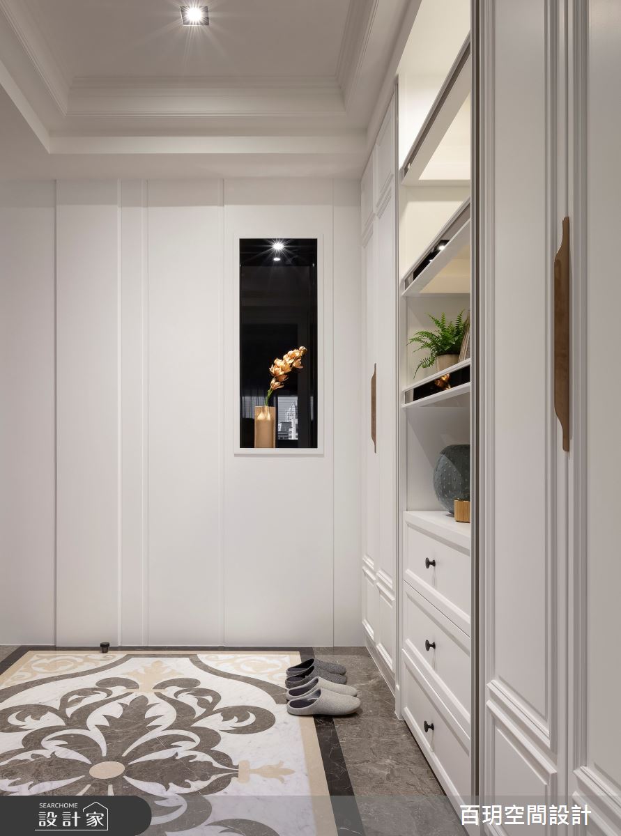 75坪新成屋(5年以下)＿新古典玄關案例圖片＿百玥空間設計＿百玥_第凡內早餐之2