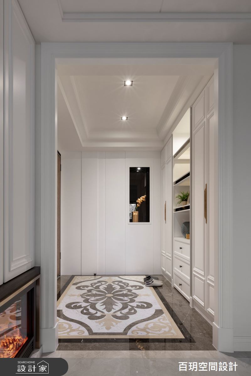 75坪新成屋(5年以下)＿新古典玄關案例圖片＿百玥空間設計＿百玥_第凡內早餐之1