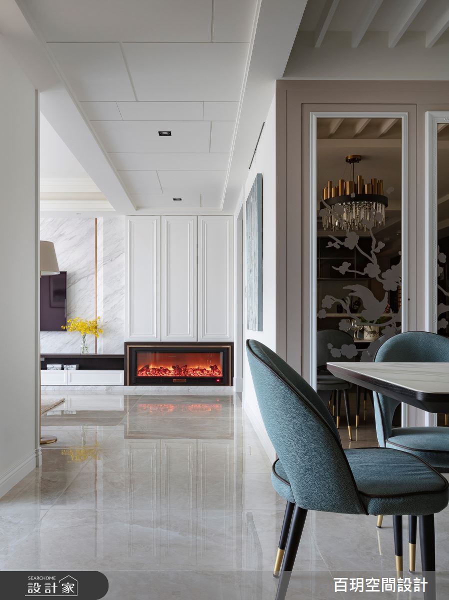 75坪新成屋(5年以下)＿新古典餐廳案例圖片＿百玥空間設計＿百玥_第凡內早餐之4
