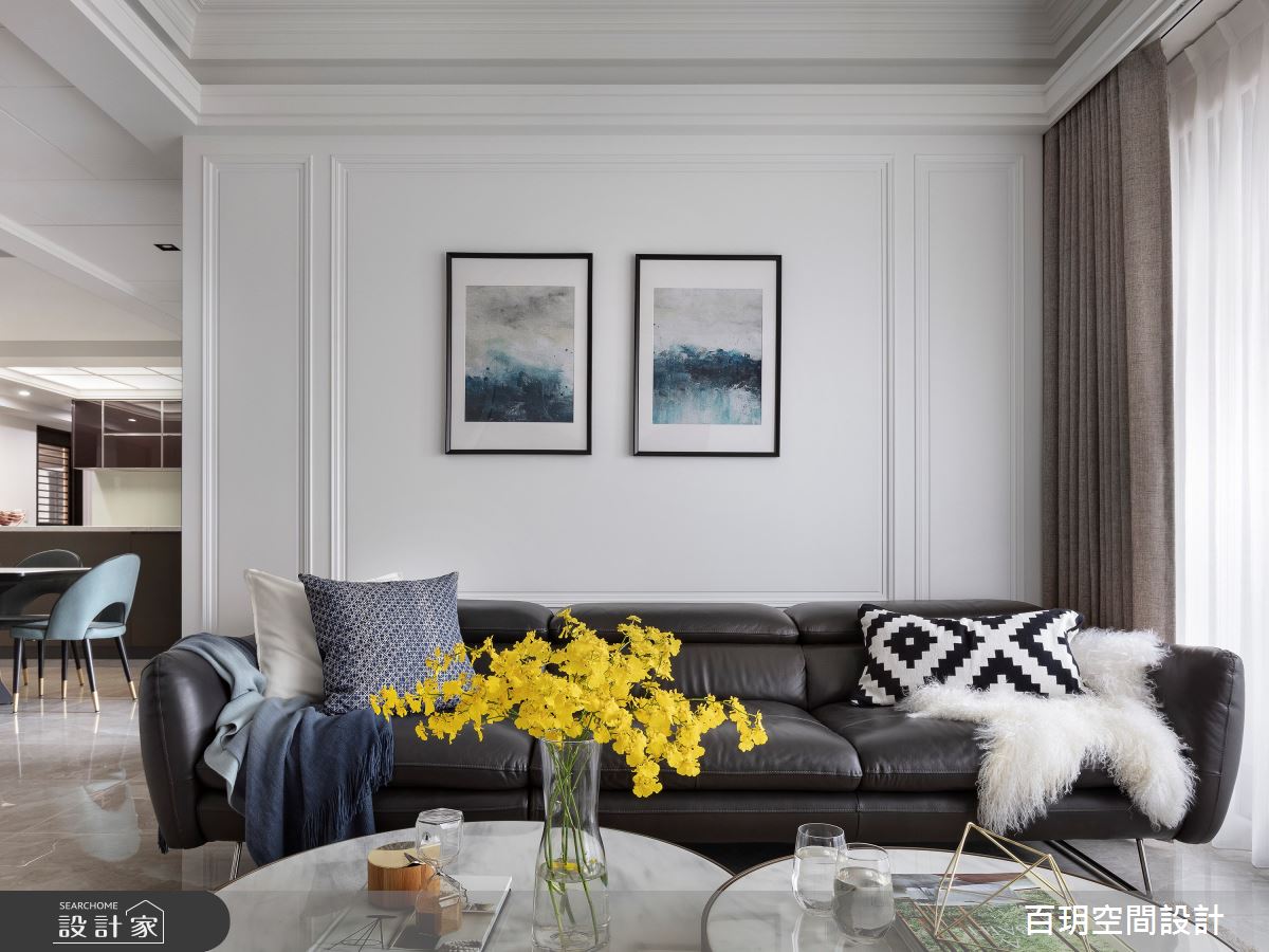 75坪新成屋(5年以下)＿新古典客廳案例圖片＿百玥空間設計＿百玥_第凡內早餐之7