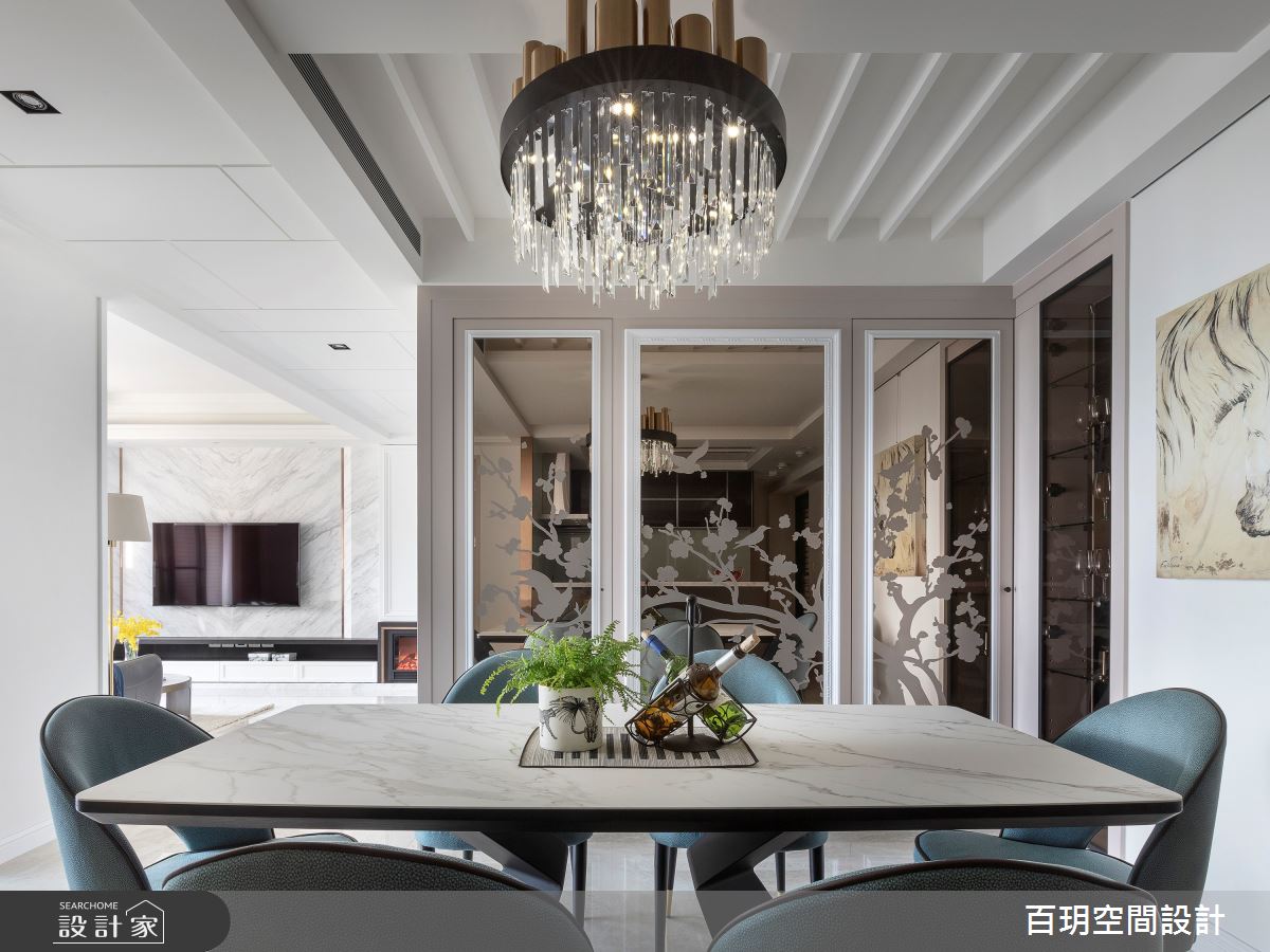 75坪新成屋(5年以下)＿新古典餐廳案例圖片＿百玥空間設計＿百玥_第凡內早餐之8