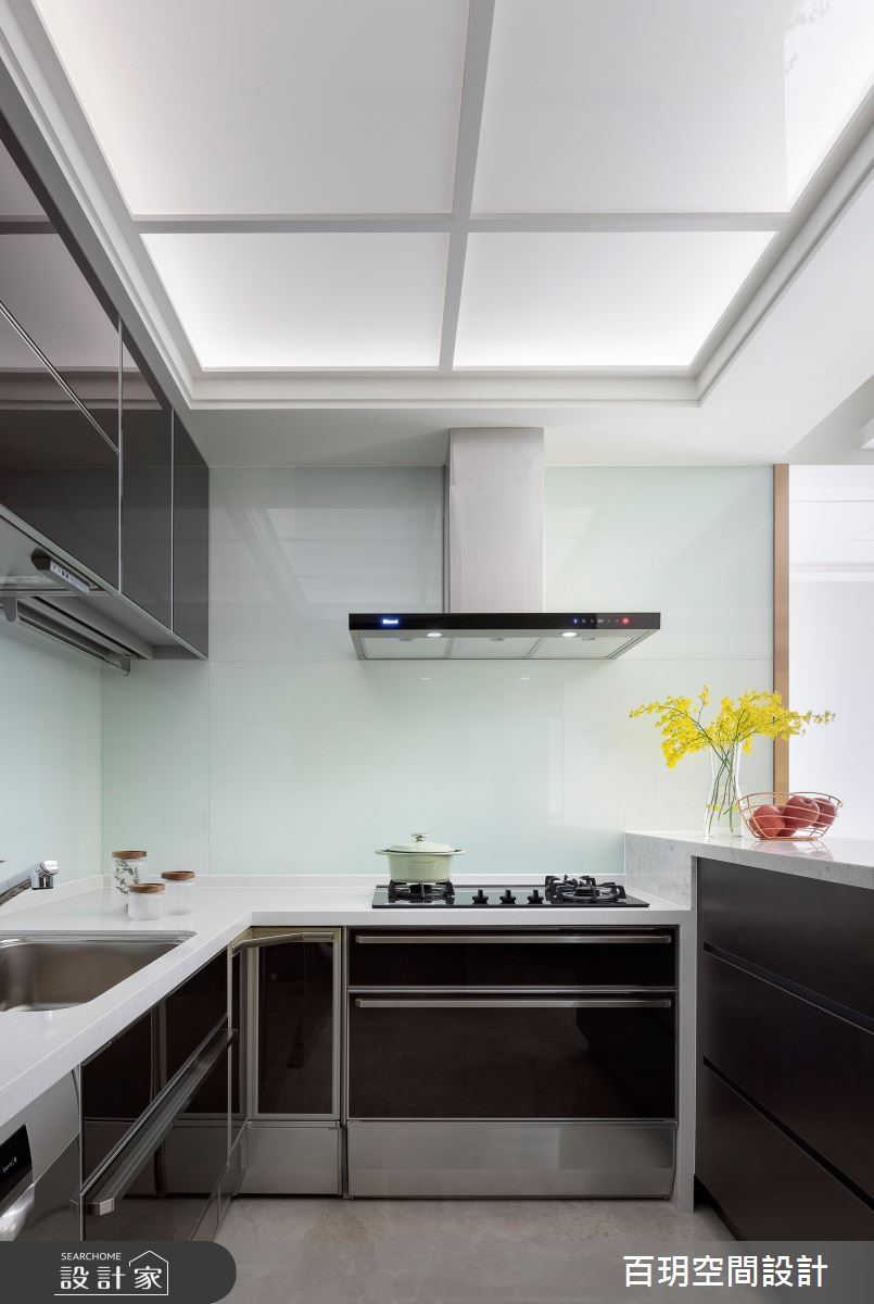 75坪新成屋(5年以下)＿新古典廚房中島案例圖片＿百玥空間設計＿百玥_第凡內早餐之13