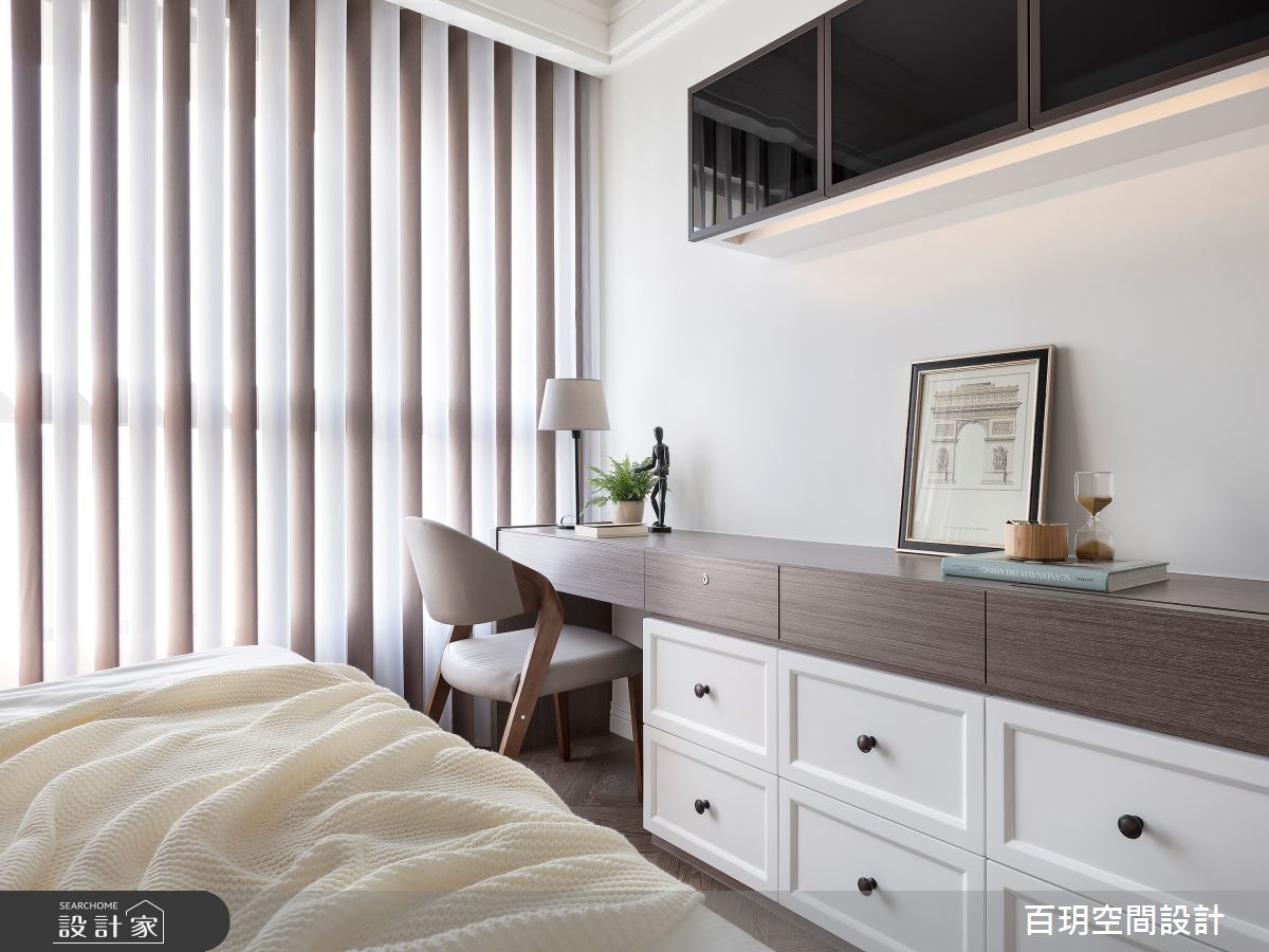 75坪新成屋(5年以下)＿新古典臥室案例圖片＿百玥空間設計＿百玥_第凡內早餐之19