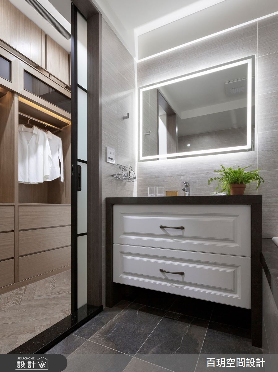 75坪新成屋(5年以下)＿新古典更衣間浴室案例圖片＿百玥空間設計＿百玥_第凡內早餐之21